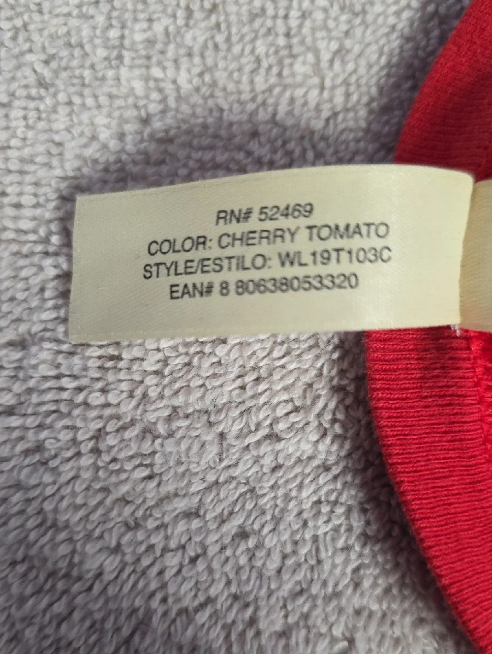 White Stag Red Sleeveless Tank Top - Picture 5 of 6